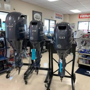 Yamaha 50hp High Thrust Outboard | Remote Mechanical, 20″ Shaft | T50LC
