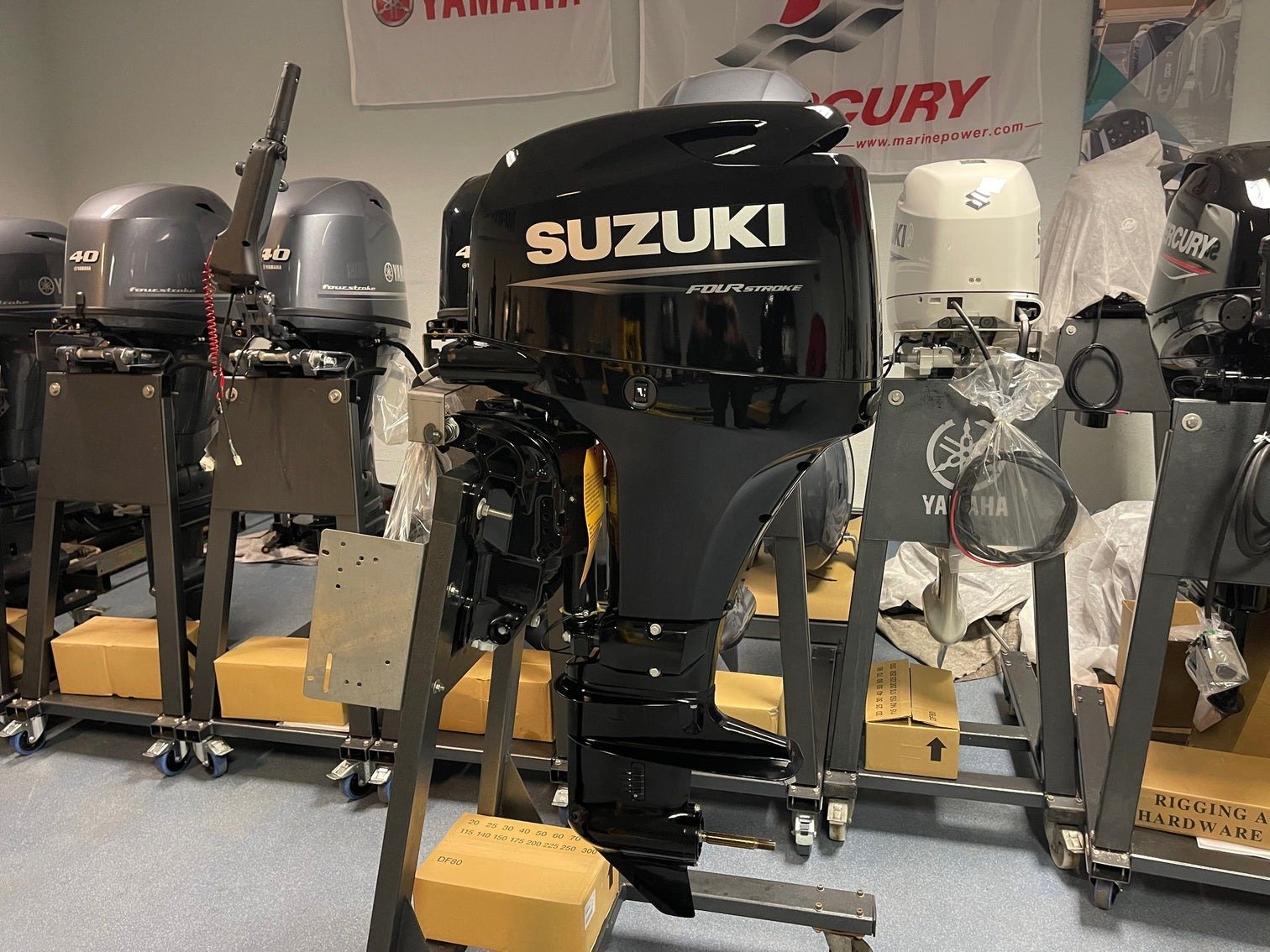 2022 Suzuki 50HP Outboard for sale - 20. in Shaft - Image 3